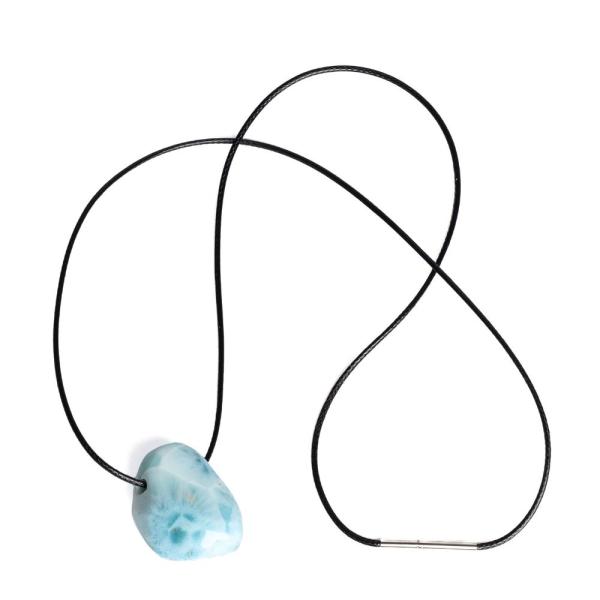 Larimar pr�vesok so �n�rkou s nerezov�m uz�verom