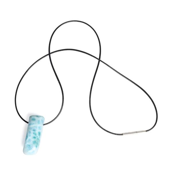 Larimar pr�vesok so �n�rkou s nerezov�m uz�verom