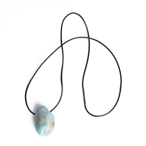 Larimar pr�vesok so �n�rkou s nerezov�m uz�verom