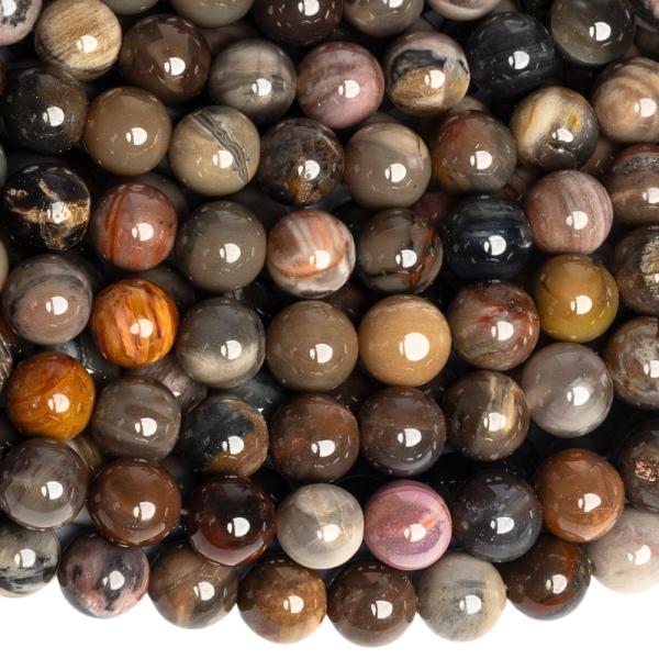 Skamenel� drevo kor�lky 8mm �n�ra