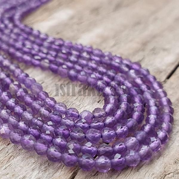 Ametyst korlky 2,5mm brsen nra