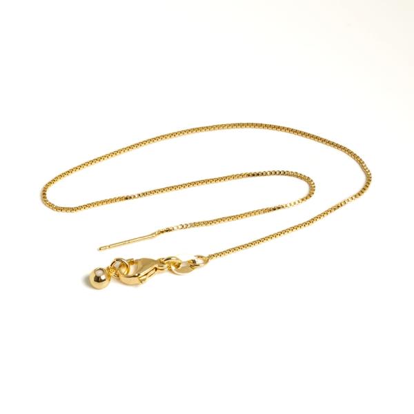 Retiazka na n�ramok s ihlou na konci zlat�