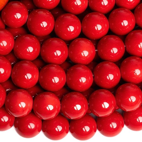 Jadeit mashan kor�lky 10mm �erven� �n�ra