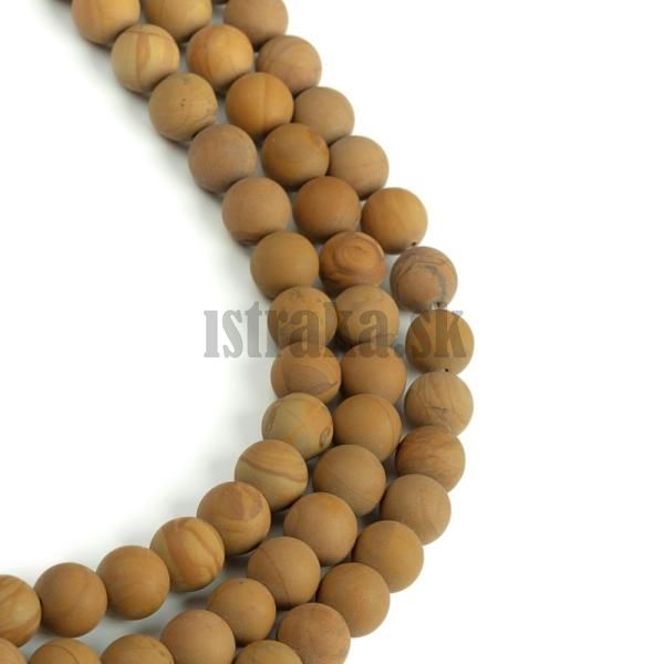 Jaspis-woodgrain-koralky-8mm-matne-snura-2