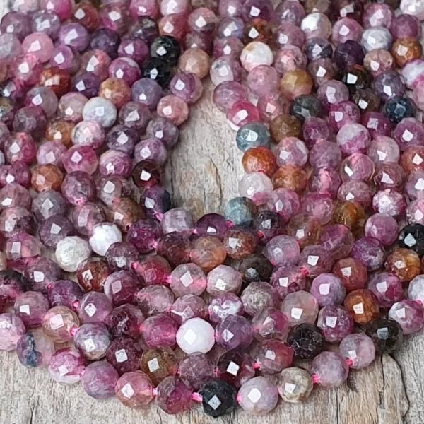 Turmaln mix farieb korlky 3mm brsen nra
