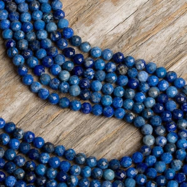 Lapis lazuli korlky 3mm brsen nra