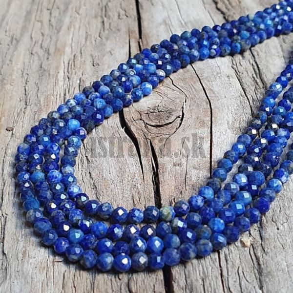 Lapis lazuli korlky 3mm brsen nra