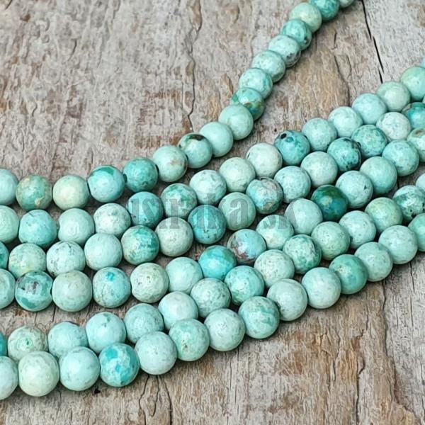 Tyrkys Peru korlky 4mm polnra