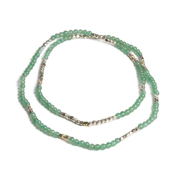 N�hrdeln�k z avantur�nu zelen�ho + hematit 4mm