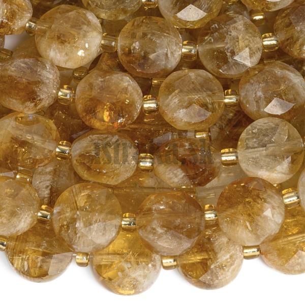 Citrn korlky 10mm disky brsen polnra