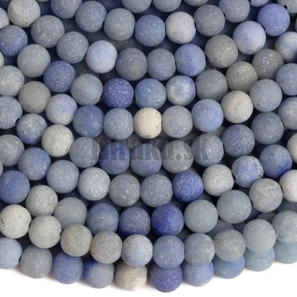 Avanturn modr korlky 4mm matn nra