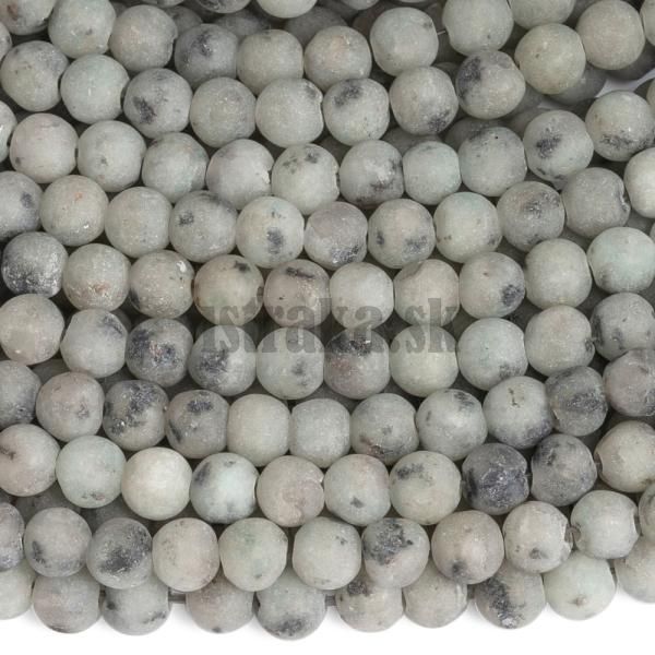 Jaspis kiwi korlky 4mm matn nra