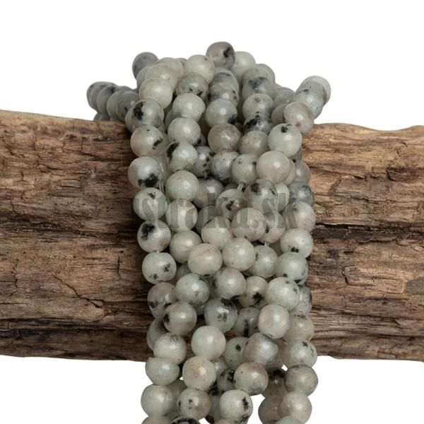 Jaspis kiwi korlky 4,5mm nra