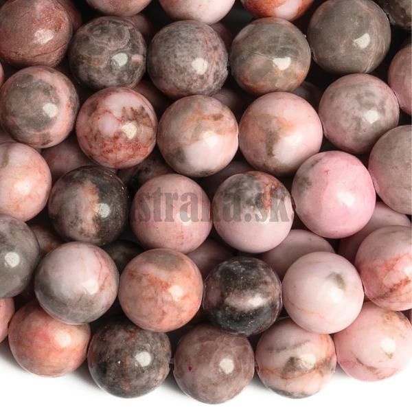 Jaspis zebra ruov korlky 10mm nra