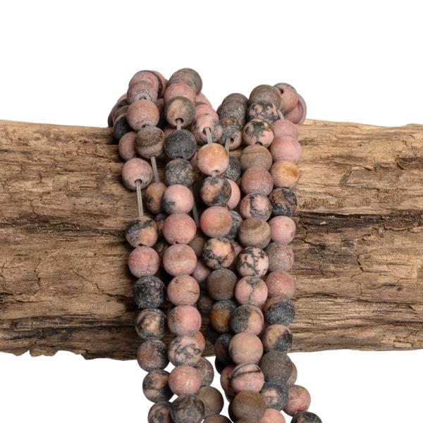 Rodonit mix farieb kor�lky 4mm matn� �n�ra