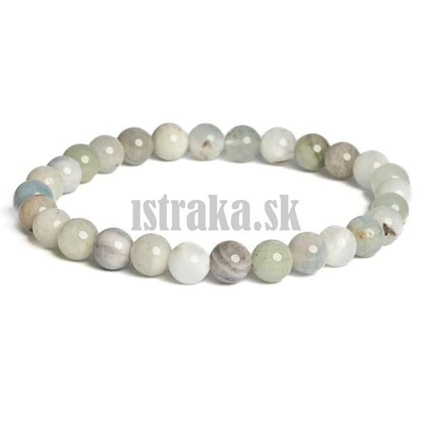 Nramok akvamarn 6mm mix farieb
