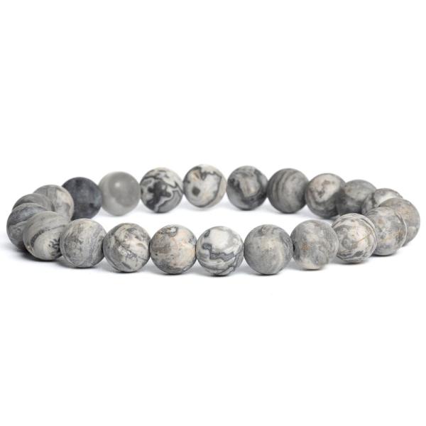 N�ramok jaspis krajinn� 8mm matn�