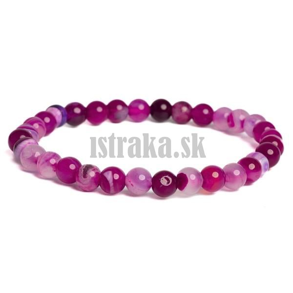 Nramok acht krajkov fuchsia 6mm