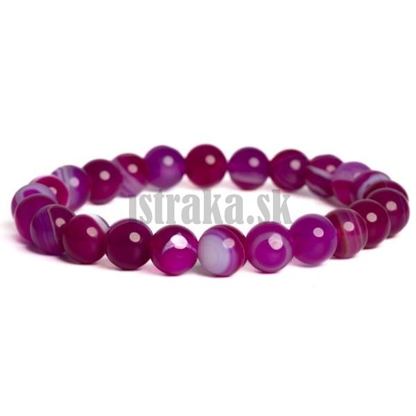 Nramok acht krajkov fuchsia 8mm