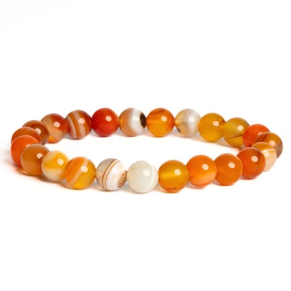 N�ramok ach�t krajkov� oran�ov� 8mm