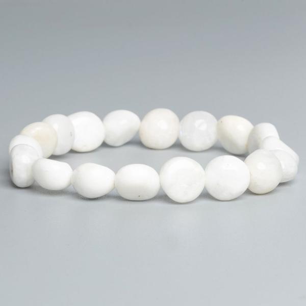 N�ramok mesa�n� kame� biely nugety 8-10mm