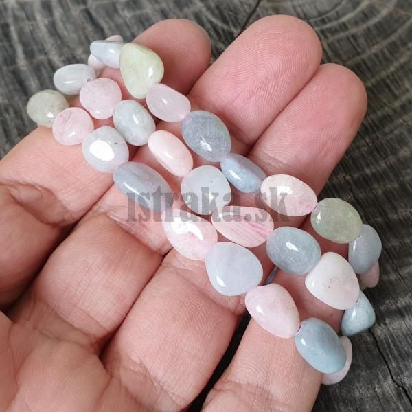 Nramok morganit nugety 8x10mm 2