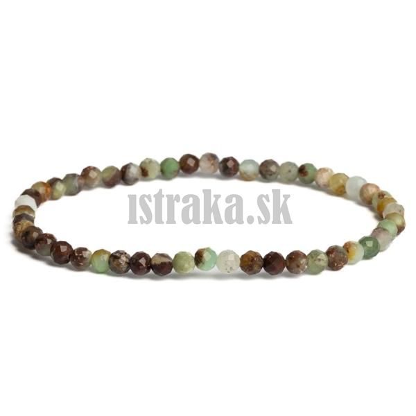 Nramok chryzopras hnedo-zelen brsen 4mm