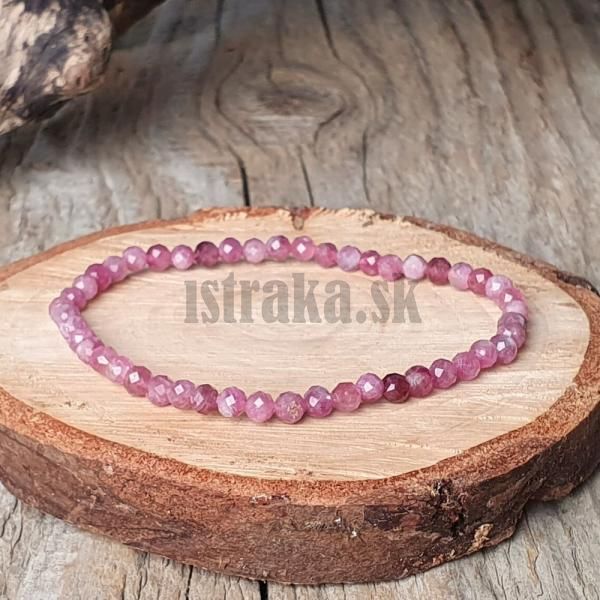 Nramok turmaln ruov brsen 4mm