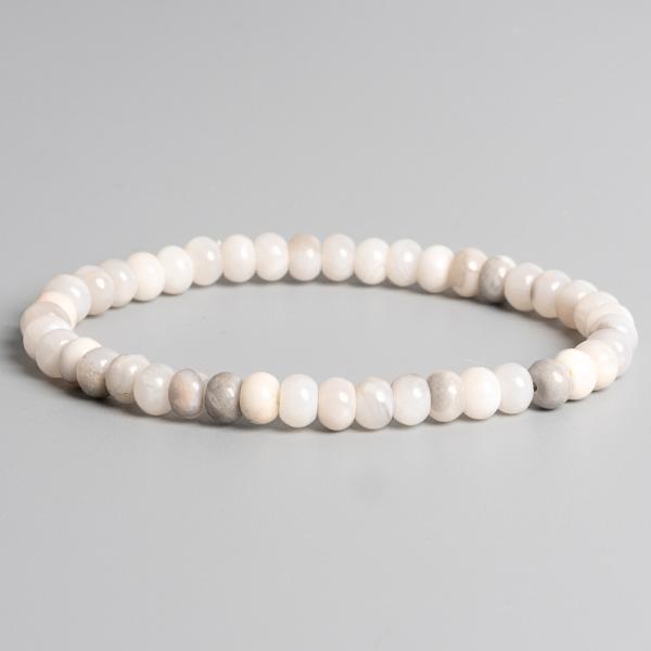 N�ramok ach�t biely 4x6mm tu�n� rondelky