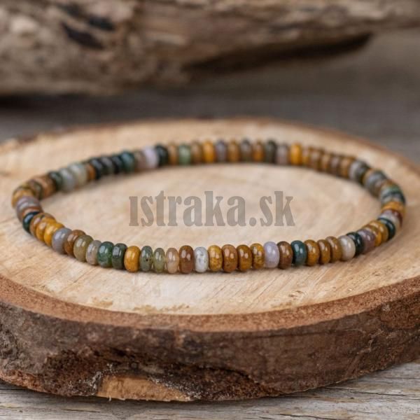 Nramok jaspis ocensky 2x4mm rondelky