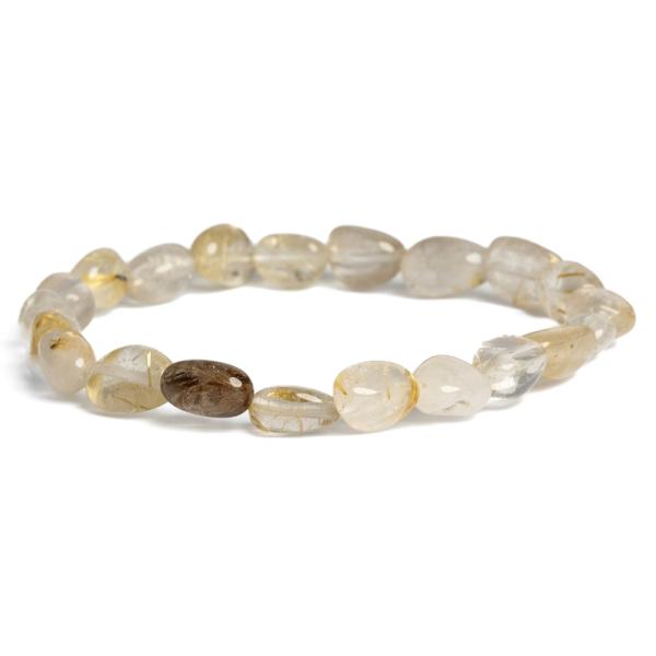 N�ramok kri�t� so zlat�m rutilom nugety 8x10mm