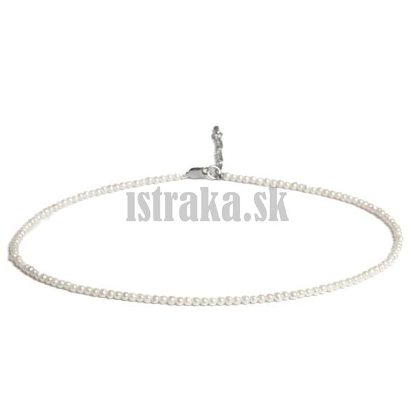 Nhrdelnk z rienych perl 2-3mm