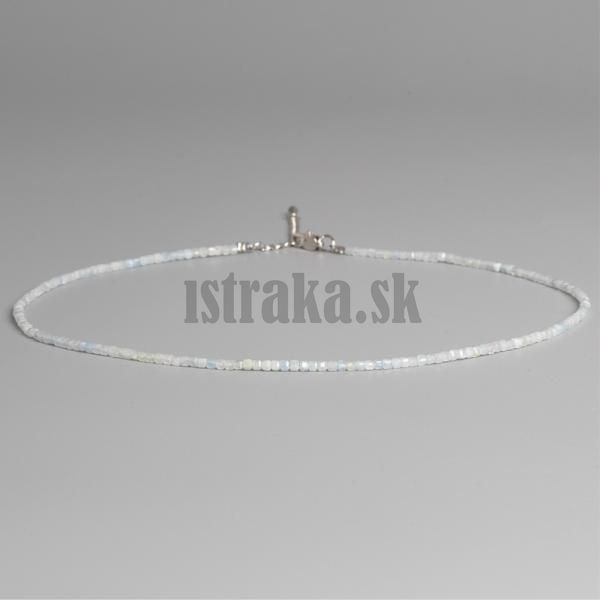 Nhrdelnk z akvamarnu 2-3mm minikocky