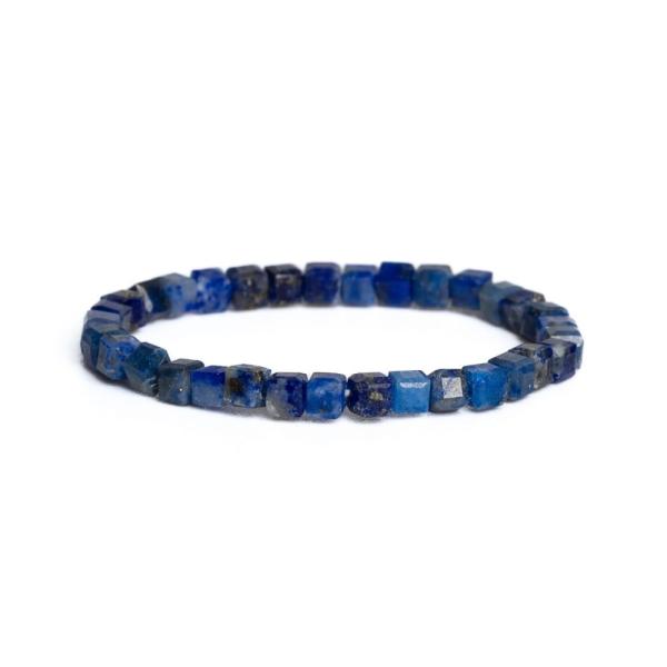 Prste� z lapisu lazuli 2-3mm minikocky