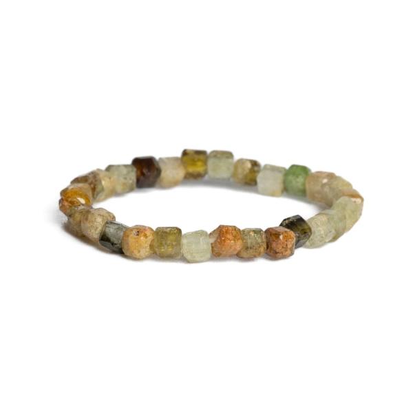 Prste� z gran�tu zelen�ho 2-3mm minikocky