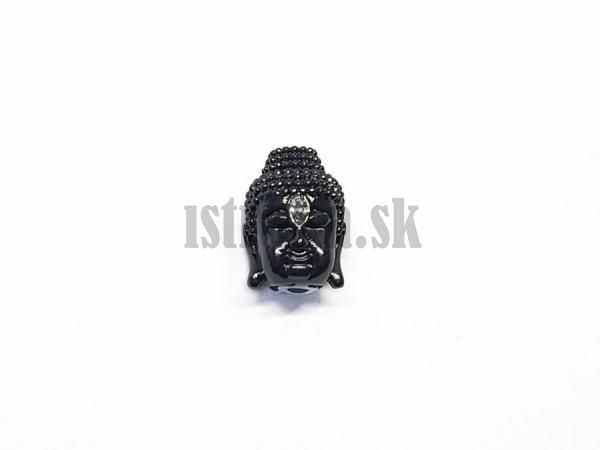 Buddha korlka ierna s bielym zirknom