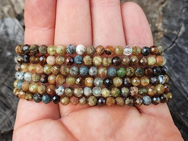 Grant korlky 4mm zelen odtiene brsen nra