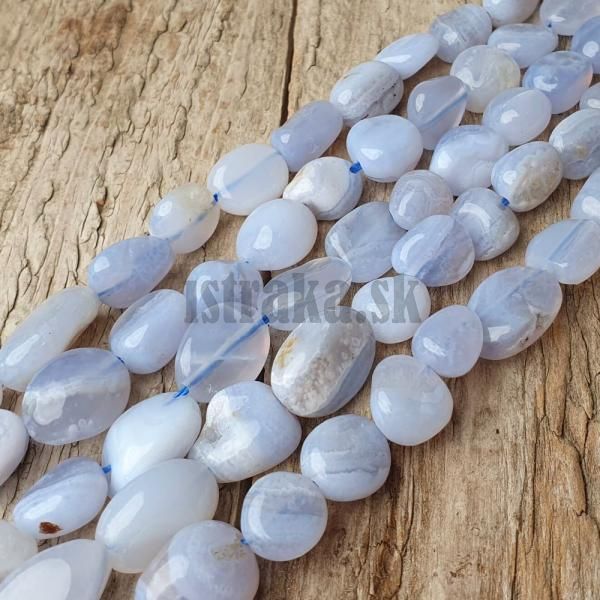 Chalcedn korlky nugety 8x10mm nra