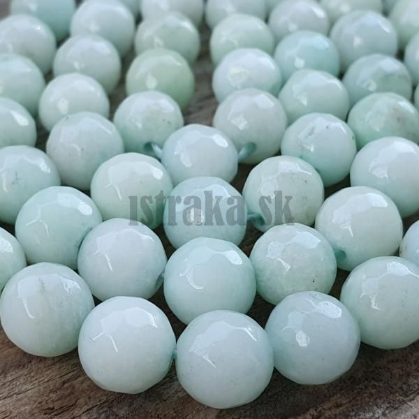 Jadeit korlky 8mm mentolov brsen nra