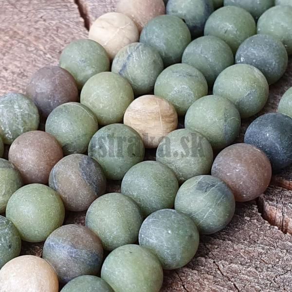 Jadeit Taiwan korlky 6mm matn nra