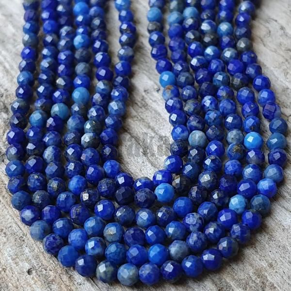 Lapis lazuli korálky 2,5mm brúsené šnúra