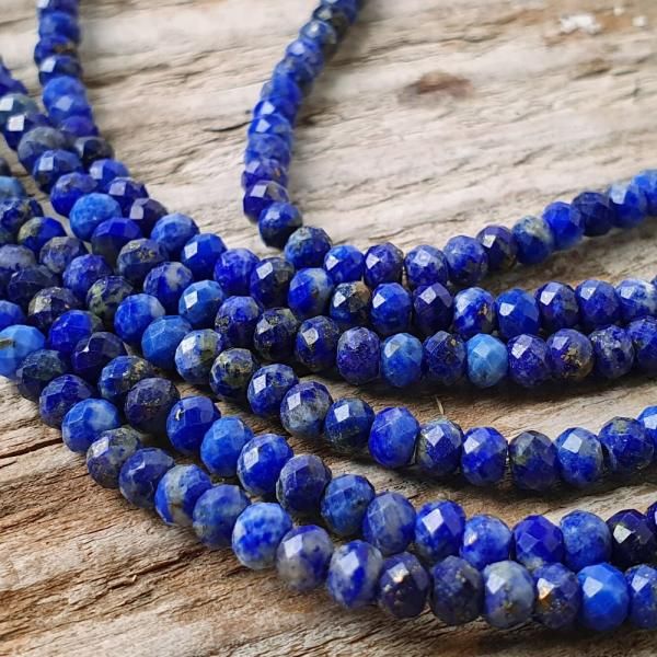 Lapis lazuli 4x2mm rondelky brsen polnra