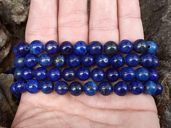 Lapis lazuli dofarbovan korlky 8mm nra