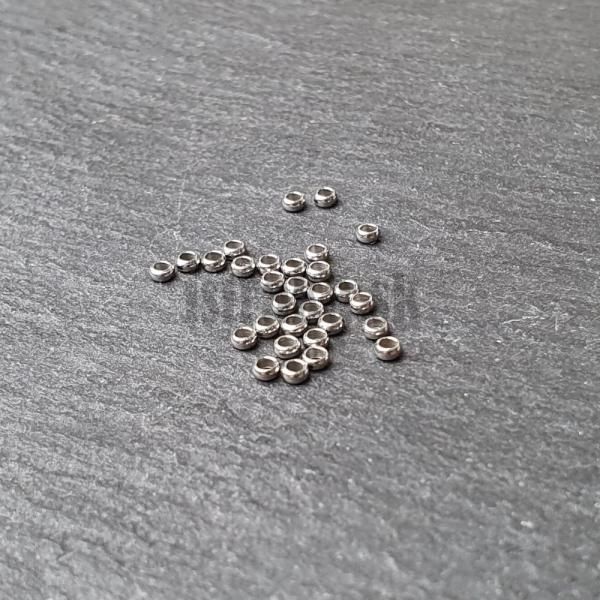 Rondelka korlka 2x1mm nerez 30ks 2