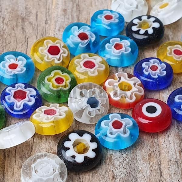 Millefiori korlky 8mm peniatek nra