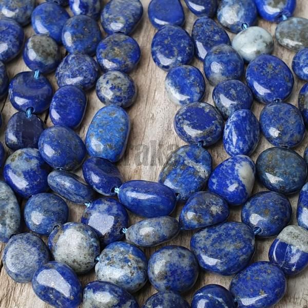 Lapis lazuli korlky nugety A kvalita nra