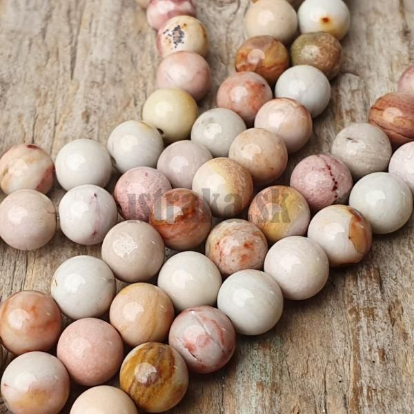 Acht africk ruov korlky 6mm polnra