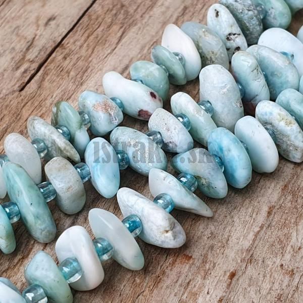 Larimar korlky nepravideln disky polnra