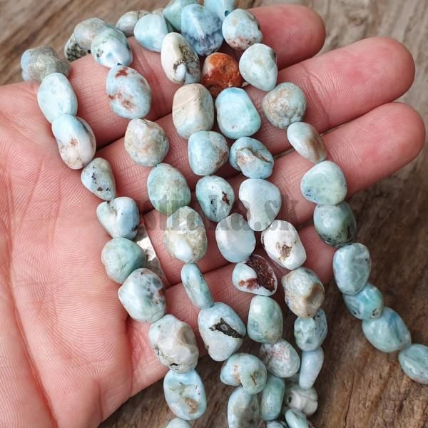 larimar-tyrkysove-koralky-maxinugety-leskle-hladke-s-kresbou