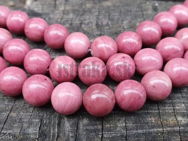 Rodonit korlky 8mm AAA kvalita polnra